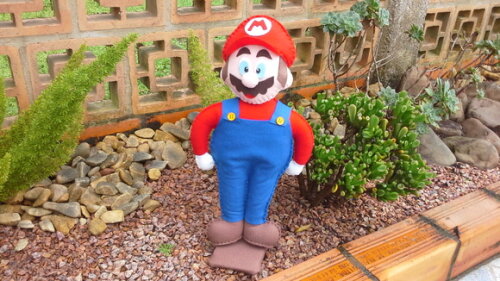 Super Mario Bros em Feltro