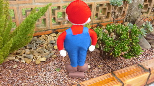 Super Mario Bros em Feltro