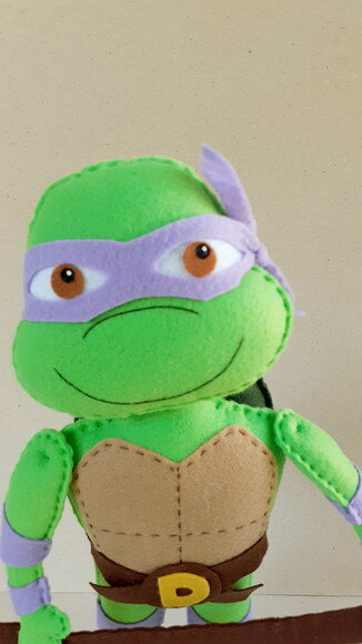 Tartaruga Ninja Donatello em Feltro