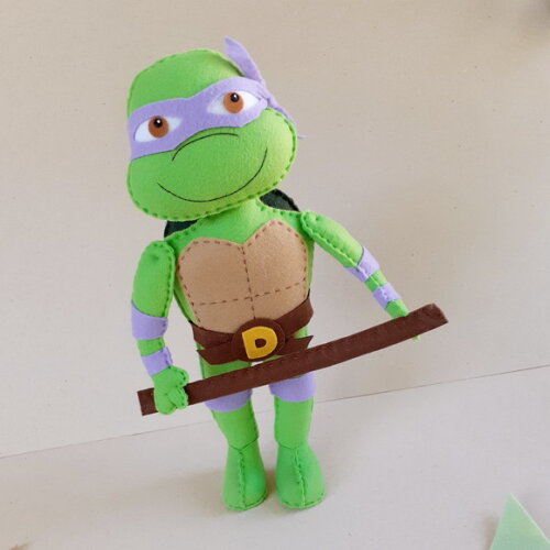 Tartaruga Ninja Donatello em Feltro