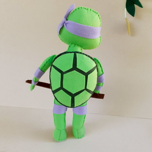 Tartaruga Ninja Donatello em Feltro