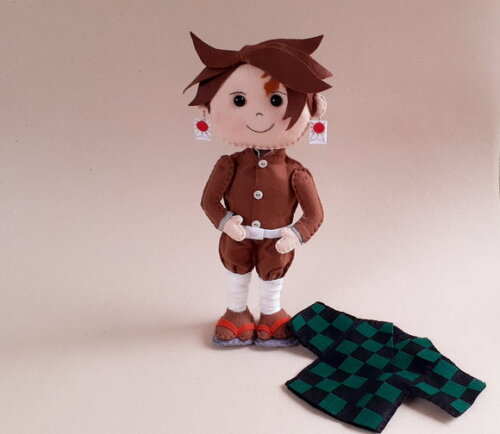 Tanjiro Kamado em Feltro