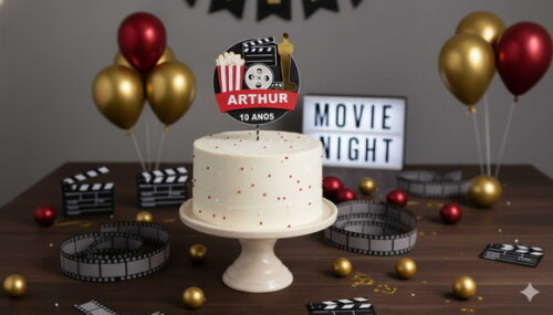 Topo Cinema Papelaria Personalizada