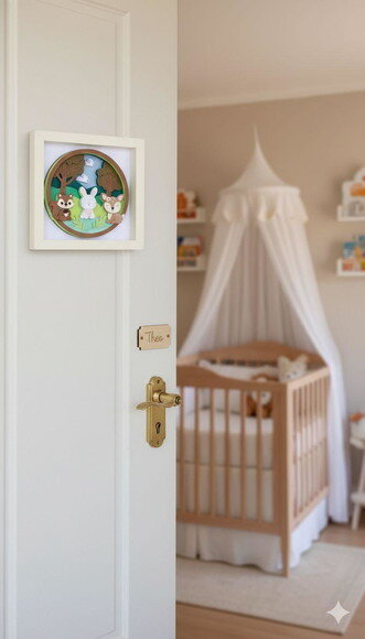 Topo/quadro Bichos do Bosque Papelaria Personalizada