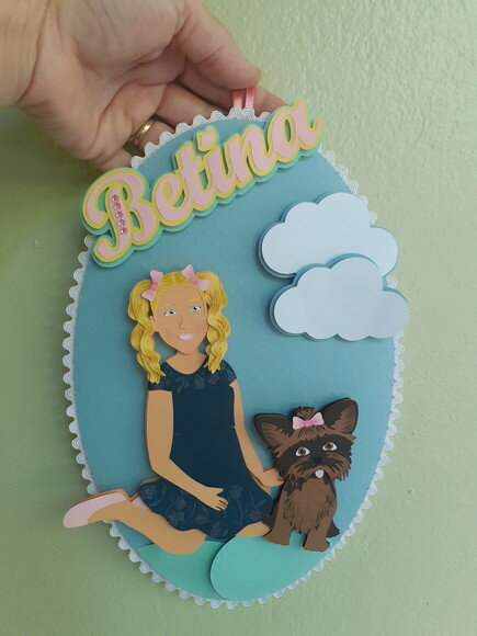 Topper e Quadrinho Personalizado com Pet