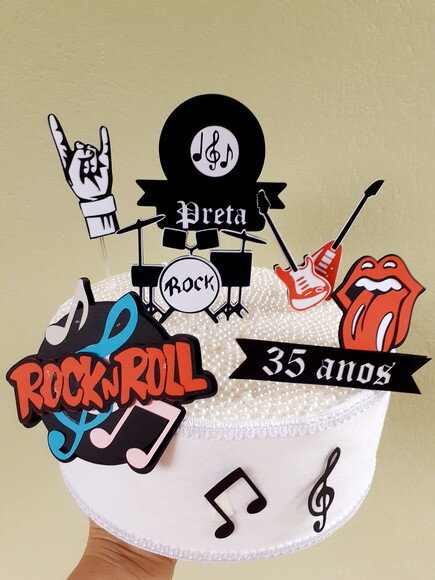 Topper Rock'n Roll em Camadas