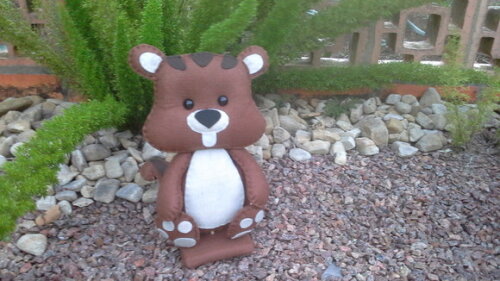 Urso Bichos do Bosque em Feltro