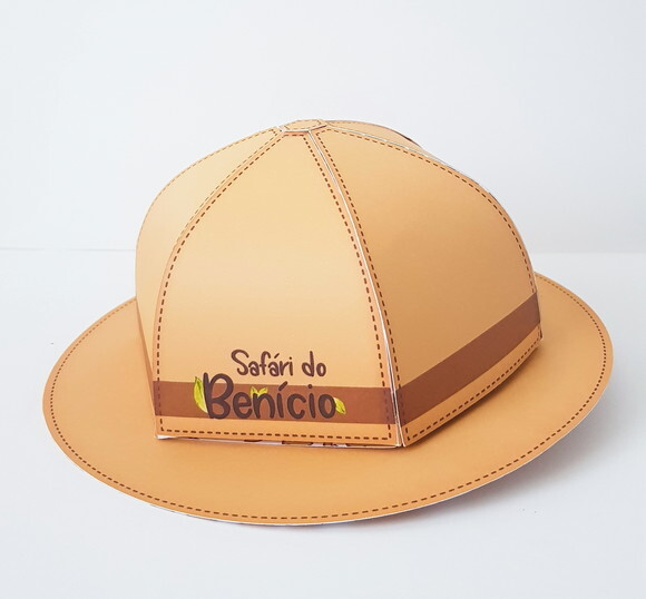 Caixa Chapéu Safari - Formato Studio Silhouette