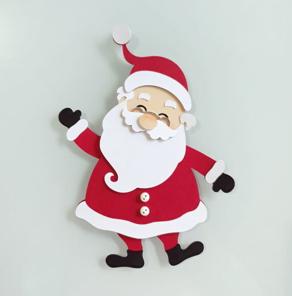 Arquivo de Corte Papai Noel em Camadas.