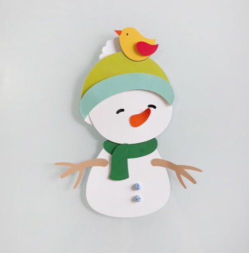 Boneco de Neve Camadas- Formato Studio Silhouette