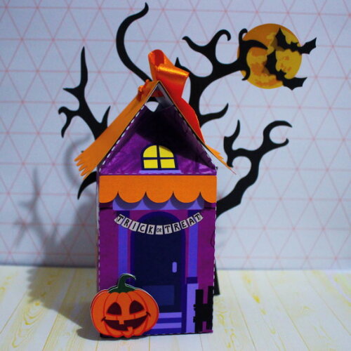 Arquivo de Corte Caixa Milk Halloween.