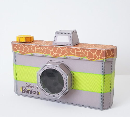 Arquivo de Corte Câmera Fotográfica 3d.