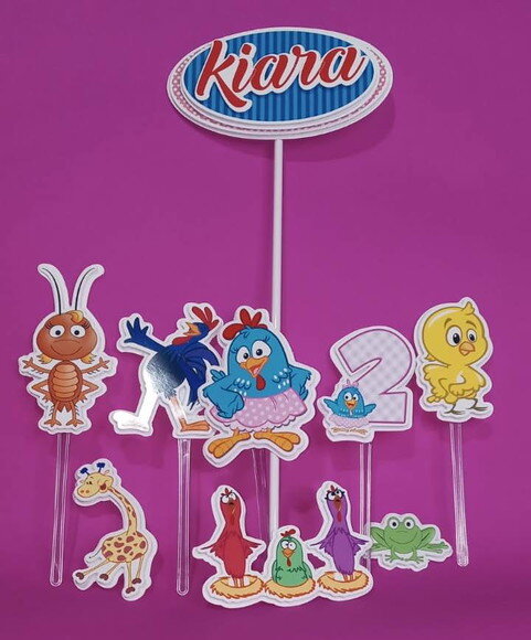 Arquivo de Corte Topo Galinha Pintadinha