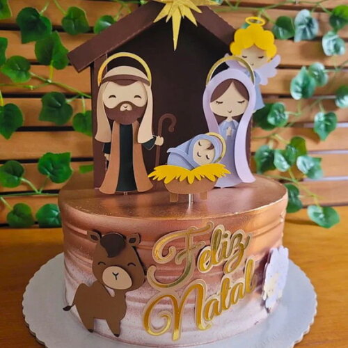 Arquivo de Corte Topo Natal Religioso 3d