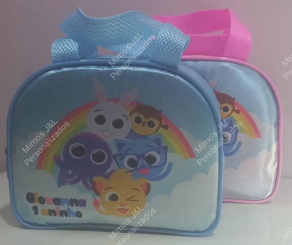 Bolsa Meia Lua Personalizada Lembrancinha