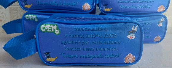 Estojo Personalizado Lembrancinhas