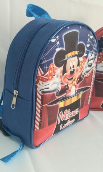 Mochilinha Personalizada Mickey Circo