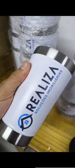 Copo Térmico Personalizado Arte Colorida