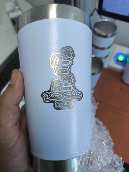 Copo Térmico Personalizado Branco