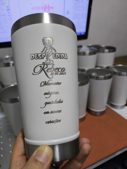 Copo Térmico Personalizado Branco