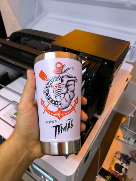 Copo Térmico Personalizado no Dtf Uv de Times