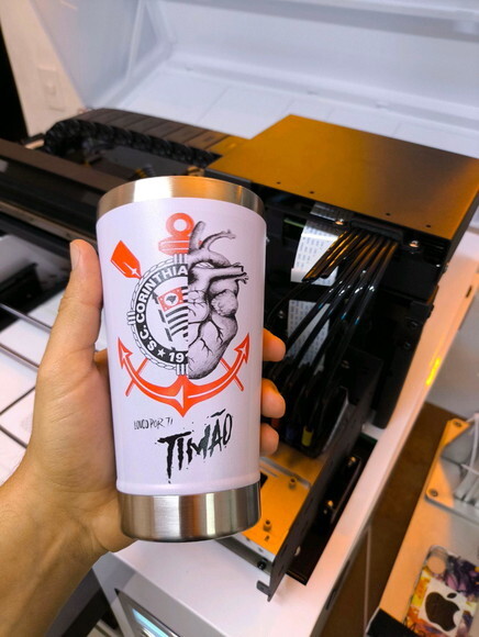 Copo Térmico Personalizado no Dtf Uv de Times