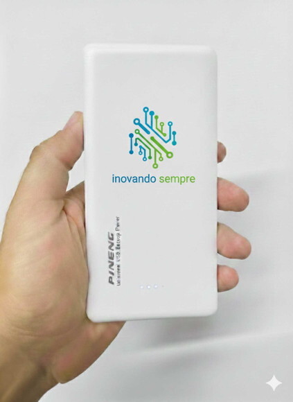 Power Bank Personalizado em Dtf Uv Direto no Produto!
