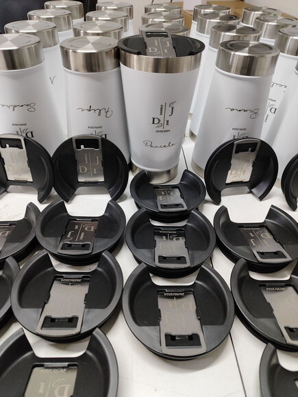 Térmico Personalizado a Laser para Casamento
