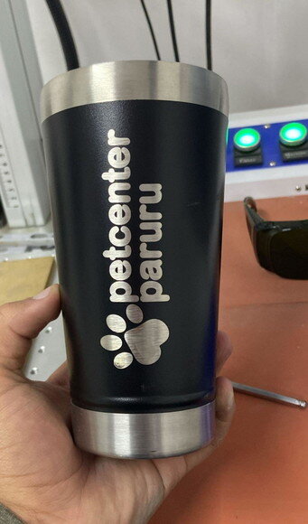 Copo Azul Térmico Personalizado no Laser