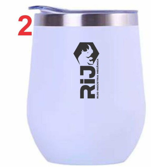 Copo Cuia Térmico Inox com Tampa