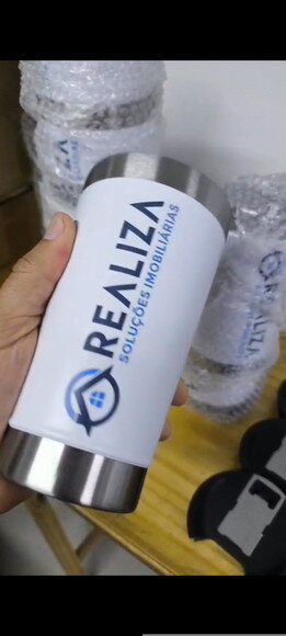 Copo Térmico Personalizado Arte Colorida