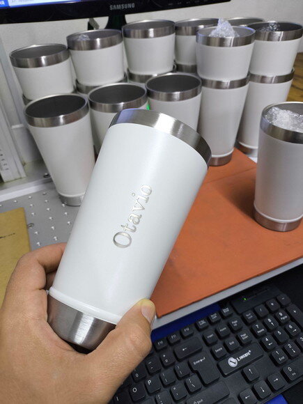 Copo Térmico Personalizado Branco