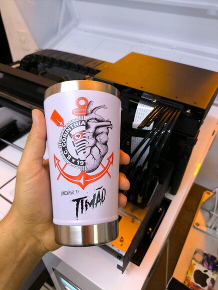 Copo Térmico Personalizado no Dtf Uv de Times