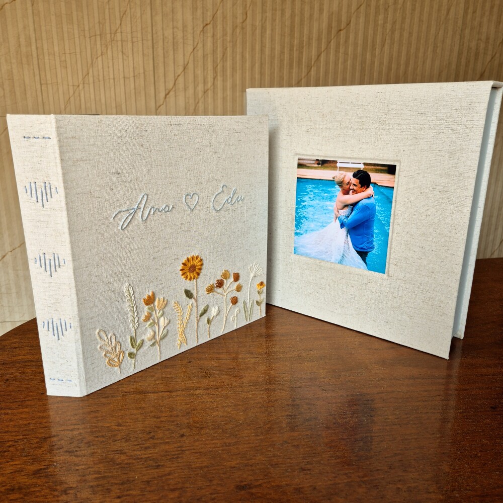 Álbum de Fotos Personalizado Feito à Mão - 30cm