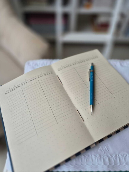 Agenda - Planner Bordado Artesanal A5 Copta