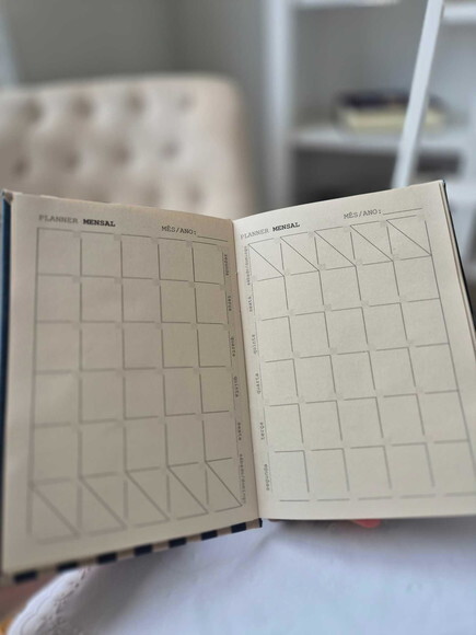 Agenda - Planner Bordado Artesanal A5 Copta