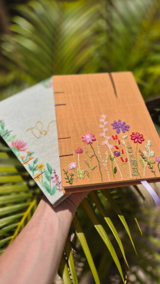 Agenda - Planner Bordado Artesanal A5 Copta