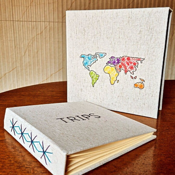 Álbum de Fotos 21cm com Caixa de Acondicionamento