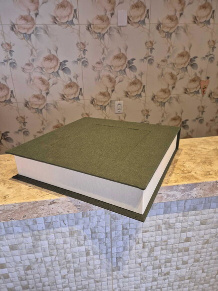 Álbum de Fotos 30cm Bordado com Caixa de Acondicionamento