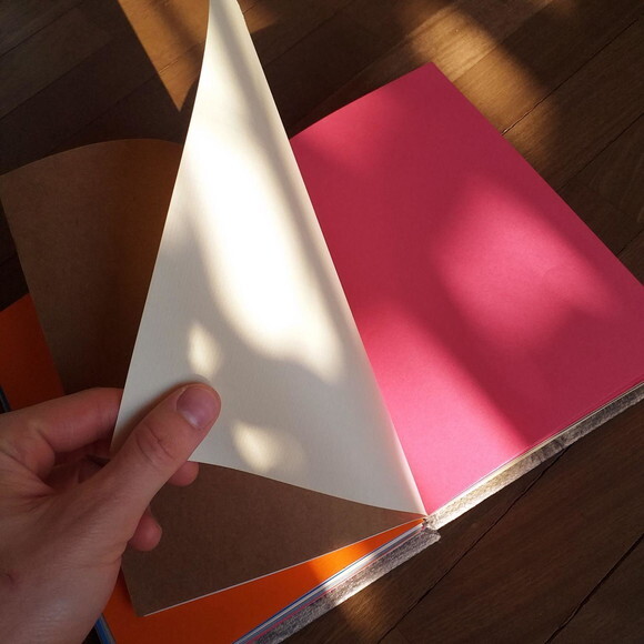 Caderno Artesanal A5 Copta com Miolo Interativo