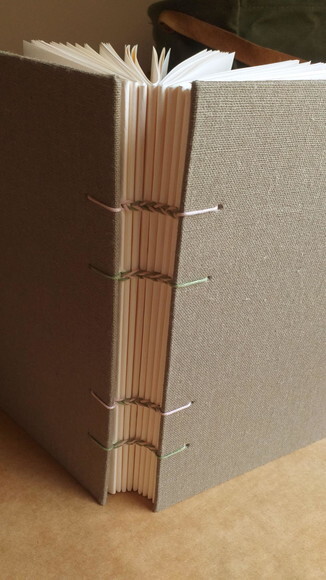 Caderno Artesanal A5 Copta Grande
