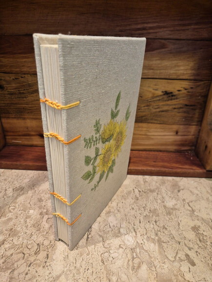 Caderno Artesanal A5 Costura Copta