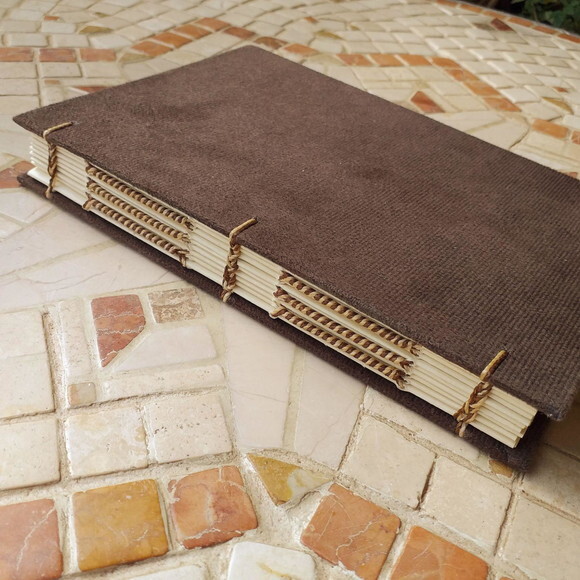 Caderno Artesanal A5 Costura Copta