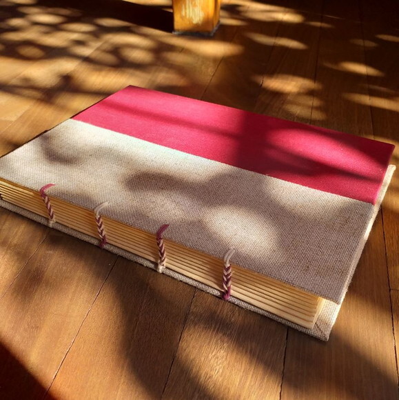 Caderno Artesanal A5 Costura Copta