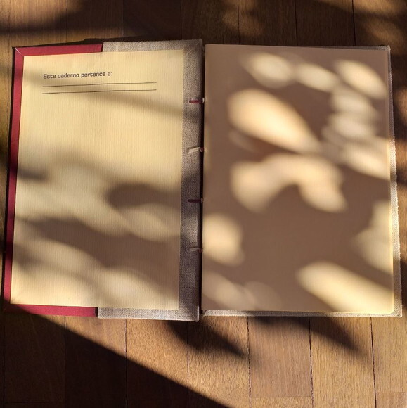 Caderno Artesanal A5 Costura Copta
