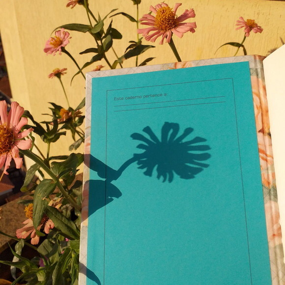 Caderno Artesanal A5 Floral