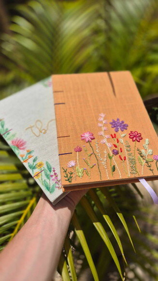 Agenda - Planner Bordado Artesanal A5 Copta