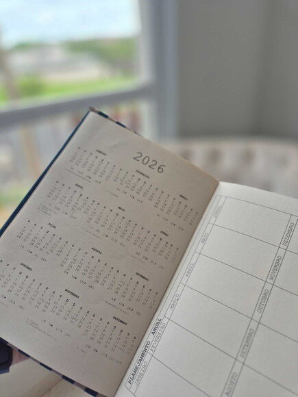 Agenda - Planner Bordado Artesanal A5 Copta