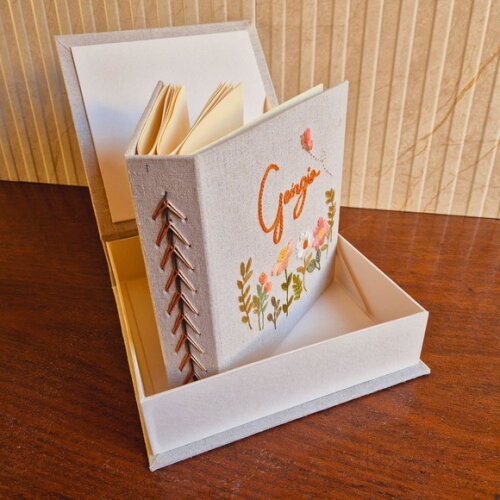 Álbum de Fotos 21cm com Caixa de Acondicionamento