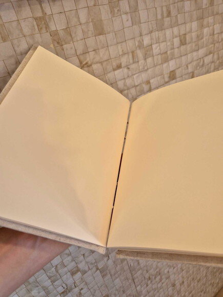 Caderno Artesanal A5 Copta com Bordado